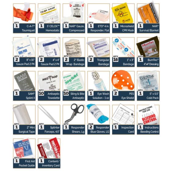 Logging First Aid & Trauma Kit - Hard Case - North American Rescue