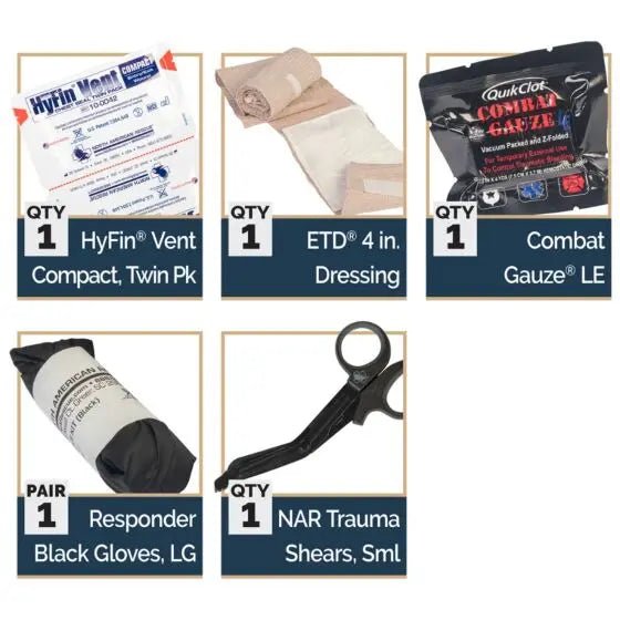 Mini Trauma Aid Kit (Mini - TAK) - North American Rescue