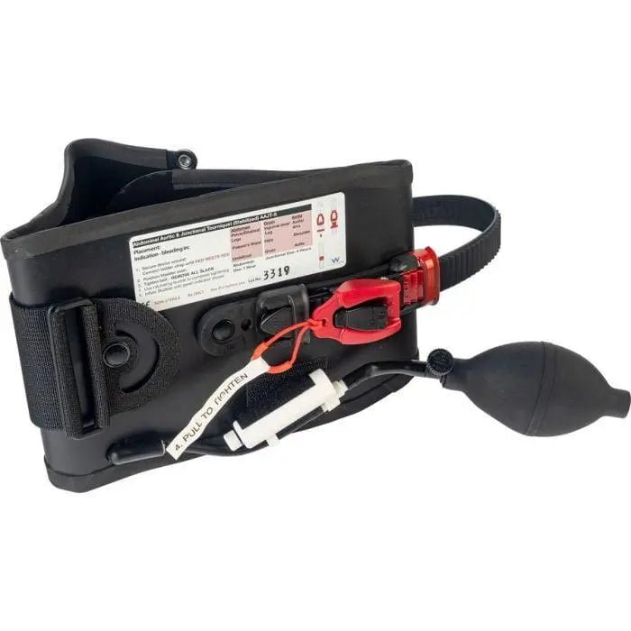 Abdominal Aortic and Junctional Tourniquet - Stabilized (AAJT - S) - Compression Works