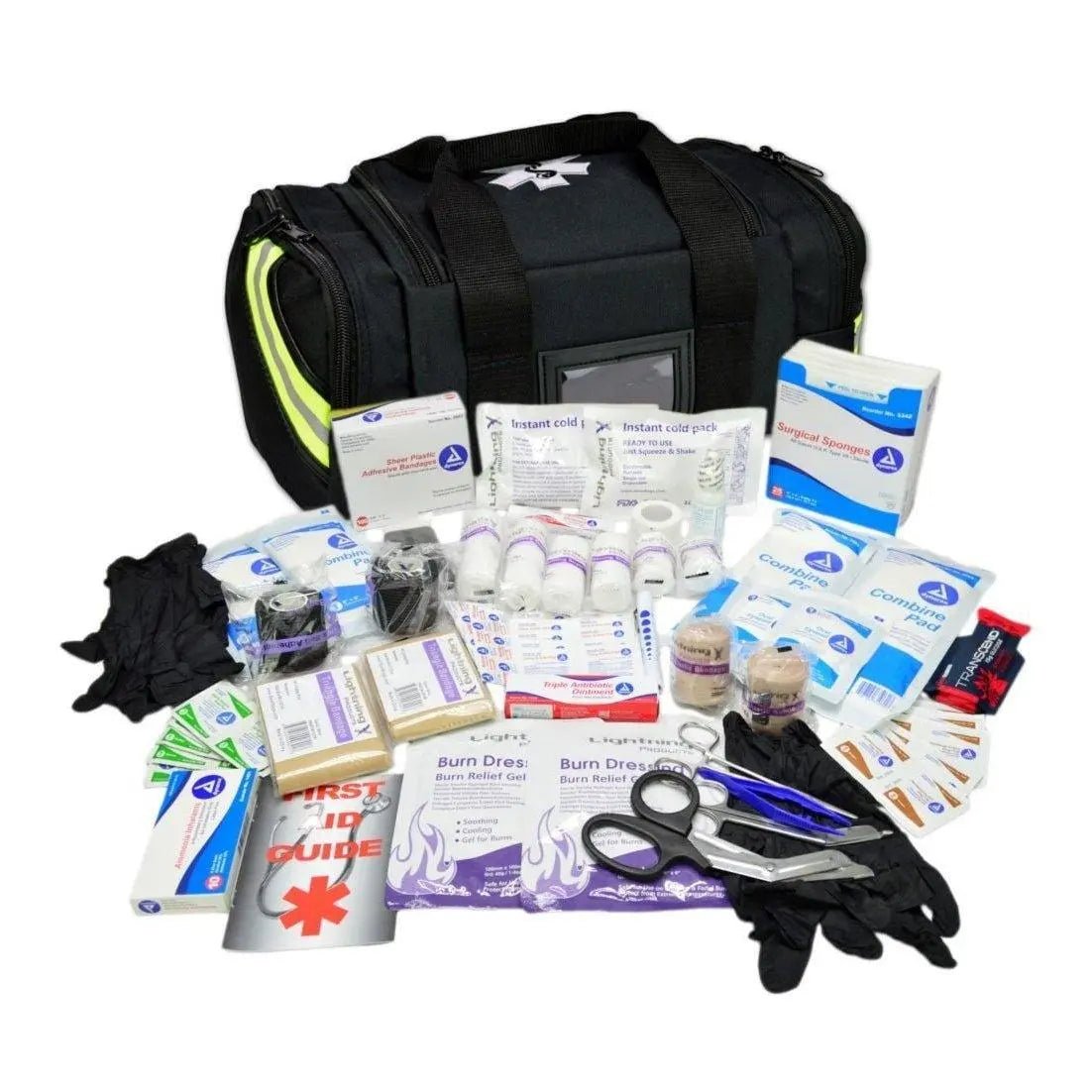 Compact First Responder Trauma Bag w/Basic Fill Kit - Lightning X