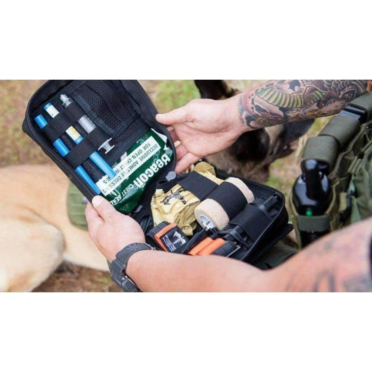 K - 9 Handler Trauma Kit – Canine & Handler IFAK - Tactical Medical Solutions