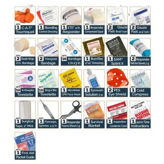 Logging First Aid & Trauma Kit - Hard Case - North American Rescue