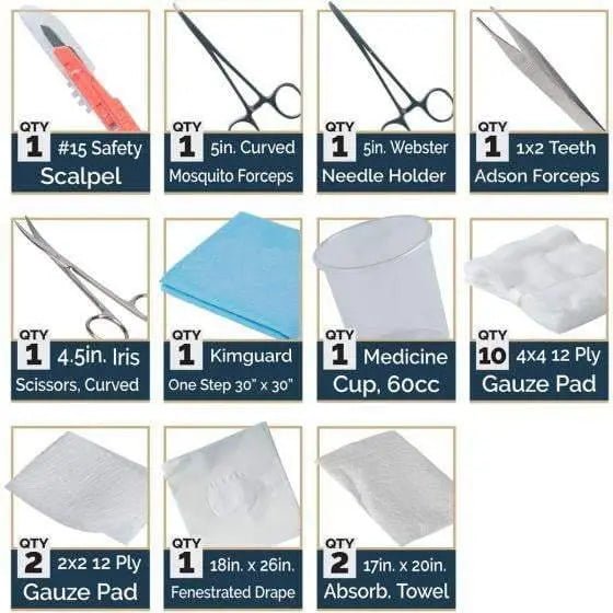 Sterile Laceration (Minor) Set - North American Rescue