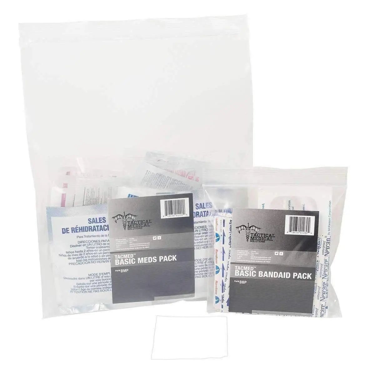 TacMed™ Basic Meds & Bandaid Pack - Tactical Medical Solutions