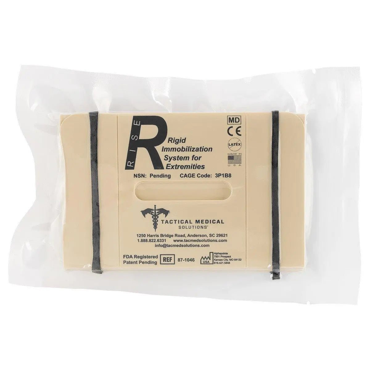 TacMed™ RISE™ - Rigid Immobilization System for Extremities - Tactical Medical Solutions