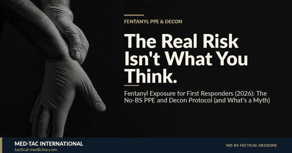 Fentanyl Exposure for First Responders (2026): The No-BS PPE and Decon Protocol (and What's a Myth)