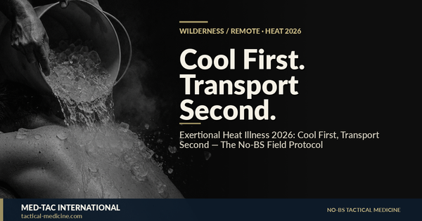 Exertional Heat Illness 2026: Cool First, Transport Second — The No-BS Field Protocol