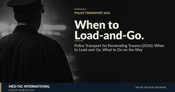 Police Transport for Penetrating Trauma (2026): When to Load-and-Go, What to Do on the Way