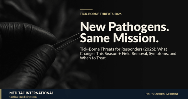 Tick-Borne Threats for Responders (2026): What Changes This Season + Field Removal, Symptoms, and When to Treat