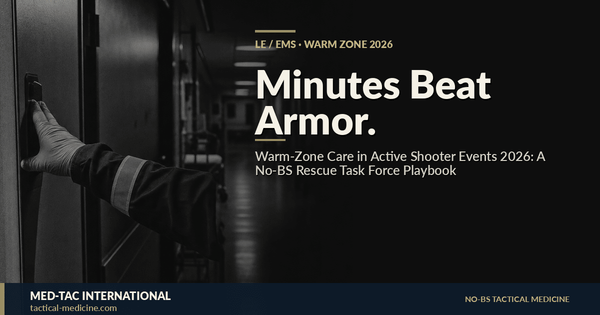 Warm-Zone Care in Active Shooter Events 2026: A No-BS Rescue Task Force Playbook That Actually Gets Casualties Treated