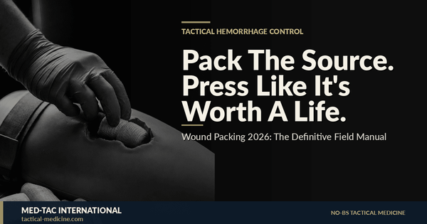 Wound Packing 2026: The Definitive Field Manual (TCCC-Aligned, Myth-Killed, Bilingual)