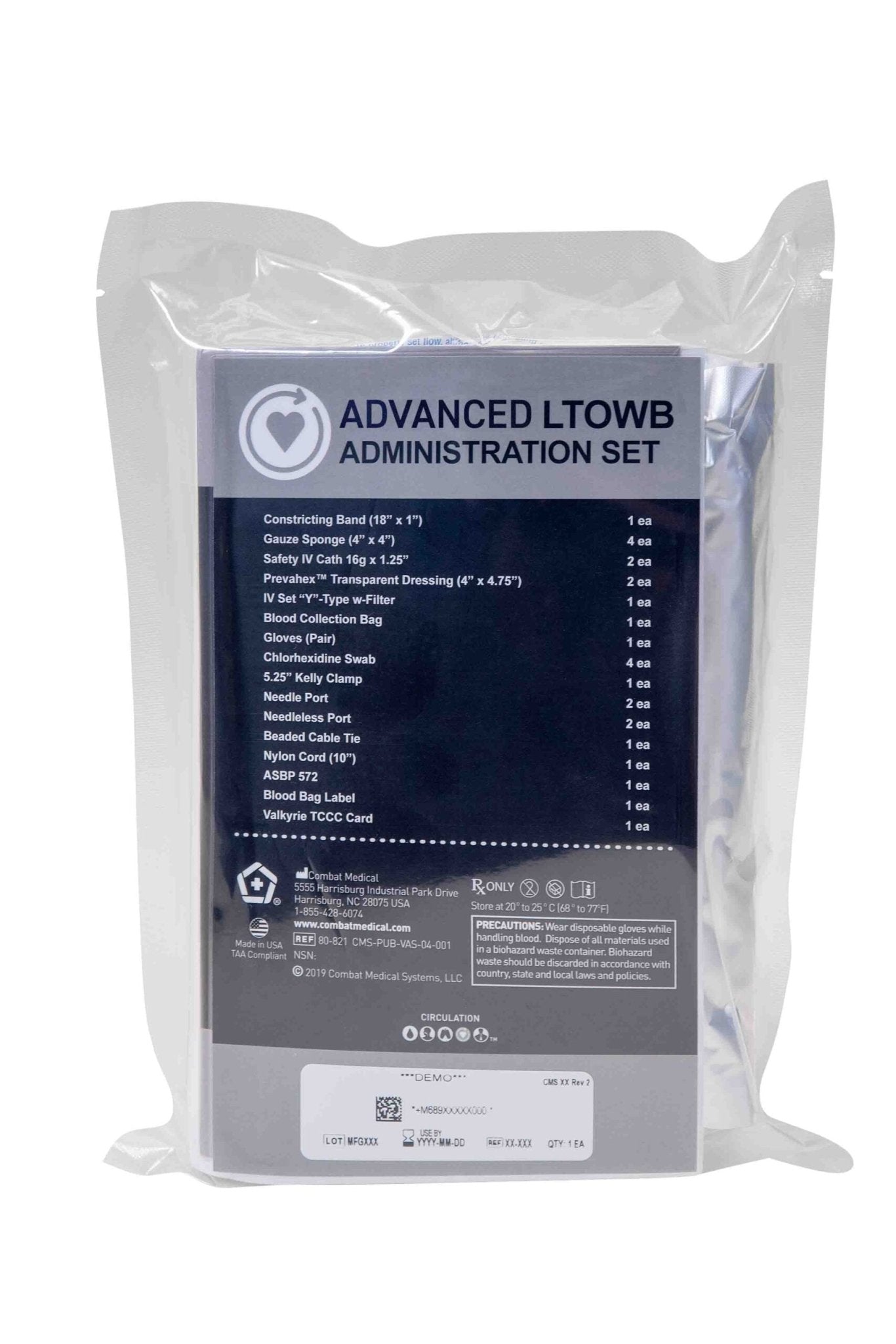 Advanced Low Titer Type - O Whole Blood (LTOWB) Collection Set - Safeguard Medical Online