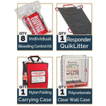Broward County (Florida) AED & Bleeding Control Kit Compliance Package - Large Capacity - MED - TAC International