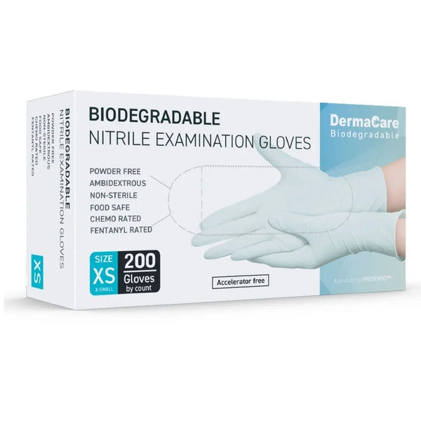nitril-handschuhe chemotherapie Biologisch abbaubare Untersuchungshandschuhe aus Nitril von DermaCare – Karton mit 2000 Handschuhen