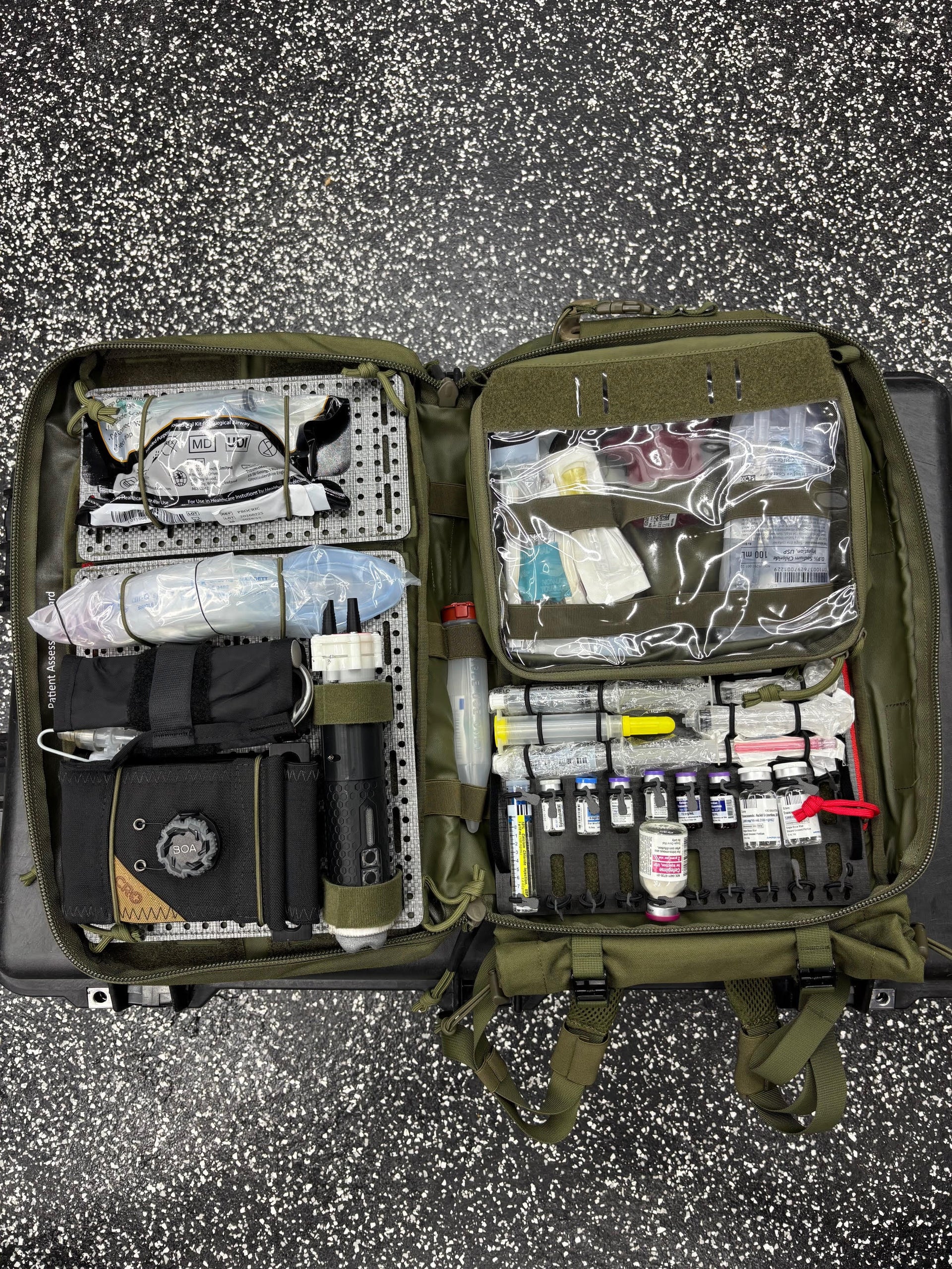TTM18 interior medical supplies organized
