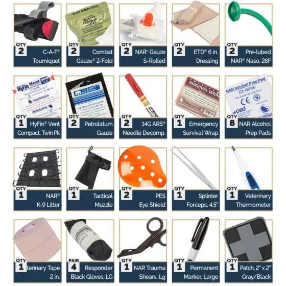 K - 9 RUF Medical Kit - North American Rescue