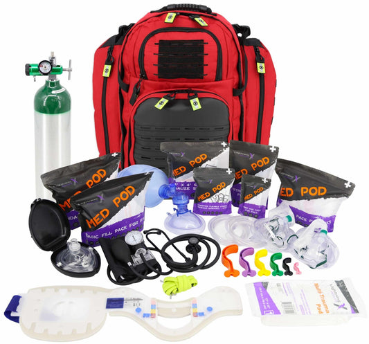 Lightning X TacMed ALS Modular Trauma Backpack w/ Stocked Kit D | MB60-SKD - Lightning X