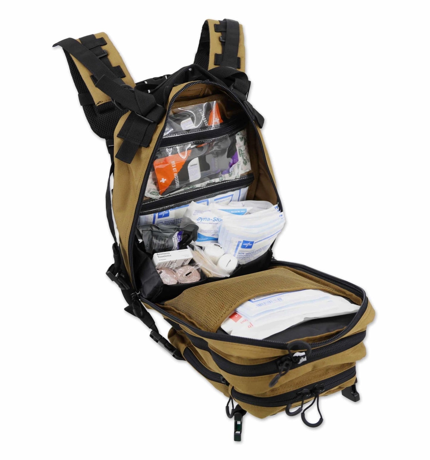 Lightning X Tactical Assault Backpack w/ Trauma & Bleeding Fill Kit | PB89-SKM - Lightning X