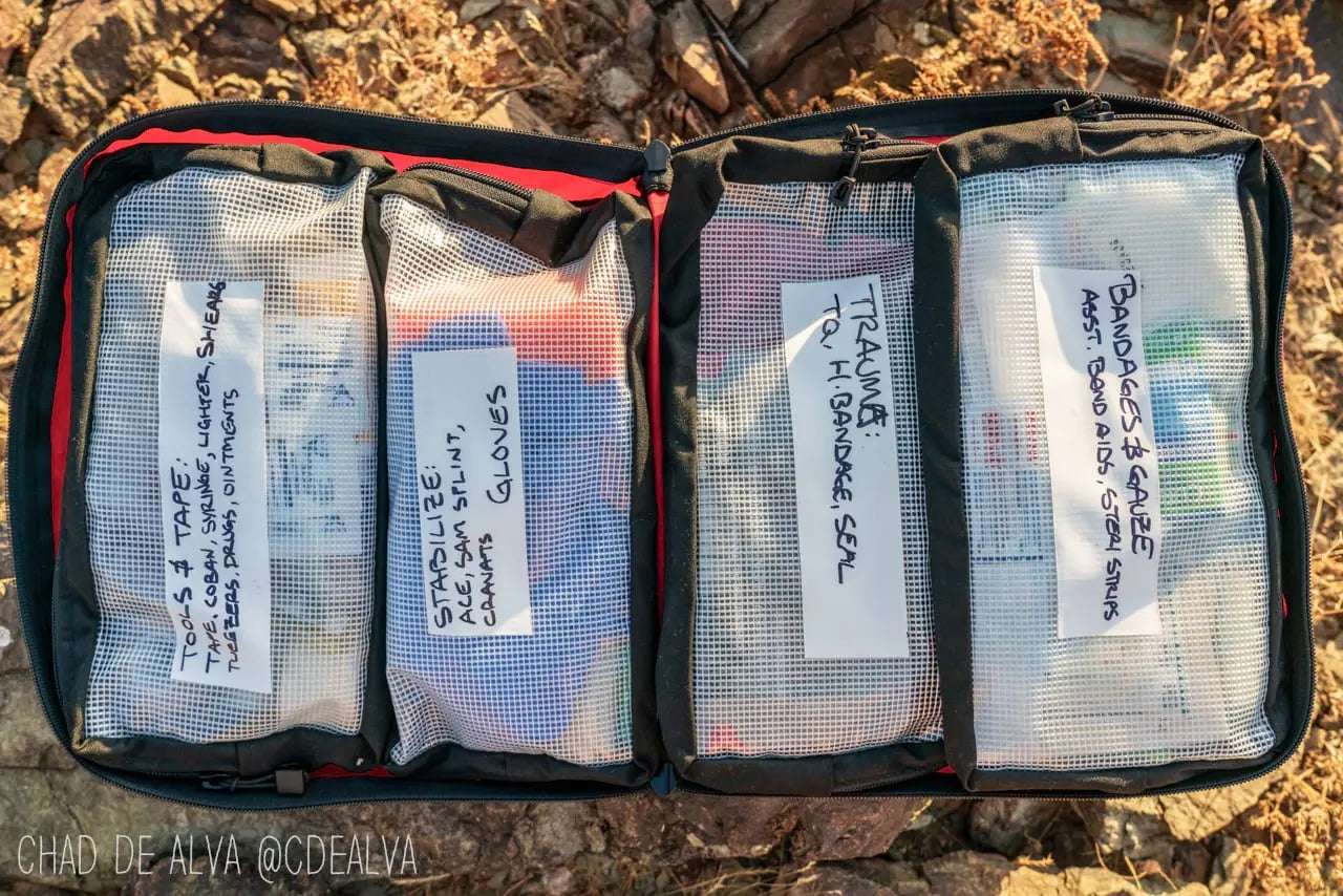 Overland Vehicle First Aid IFAK Bag - Large | Triple Run - Blue Ridge Overland Gear