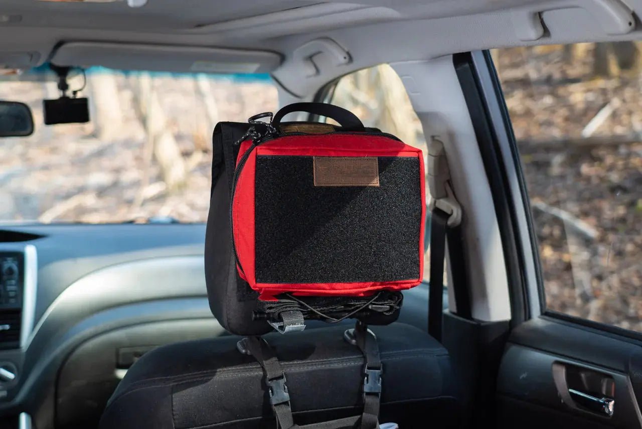 Overland Vehicle IFAK Velcro Pouch 2.0 – HEADREST KIT - Blue Ridge Overland Gear