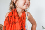 Warrior Kid Medic Multi‑Tool Bandana – All‑in‑One Trauma Tool Fabric - Warrior Kid Medic