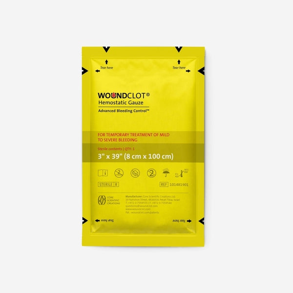 WoundClot® EMS Hemostatic Gauze, Z-Fold — 3