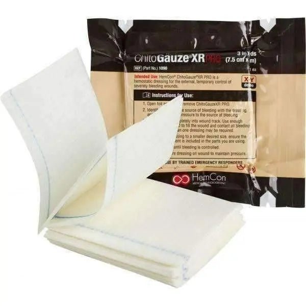 ChitoGAUZE XR PRO Hemostatic Gauze - Tricol Biomed