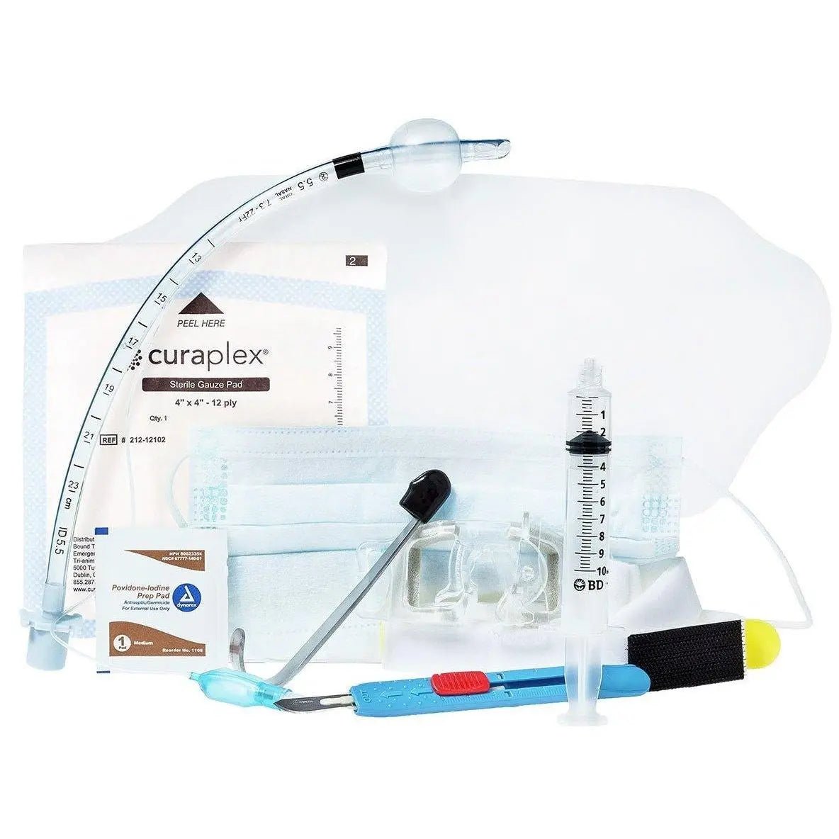 Curaplex® Field Cricothyrotomy Kit w/ Endotracheal Tube - Curaplex