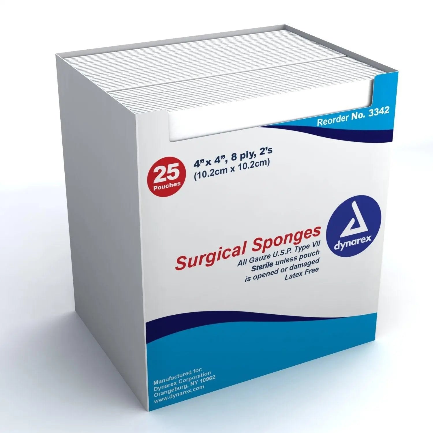 Gauze Pads 4" x 4" - Dynarex