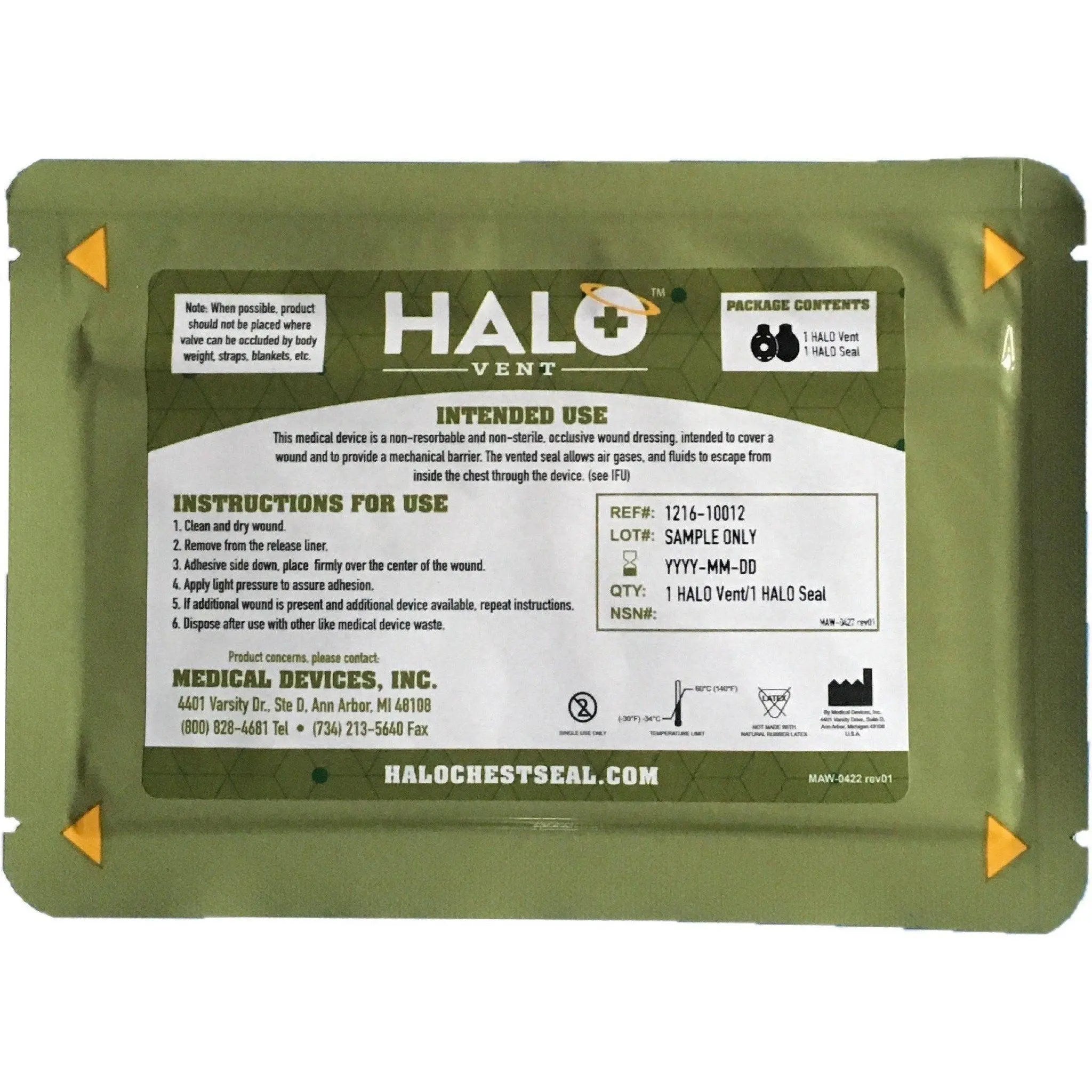 HALO Seal COMBO IFAK Two Pack - Boundtree Medical