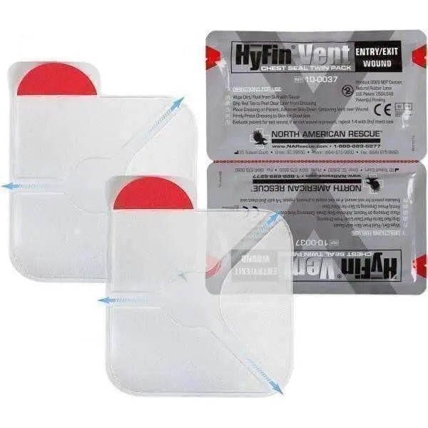HyFin Vent Chest Seal - Twin Pack