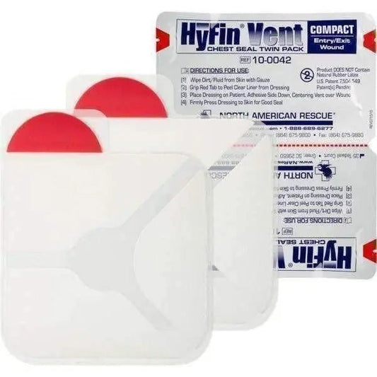HyFin Vent Compact Chest Seal — Twin Pack