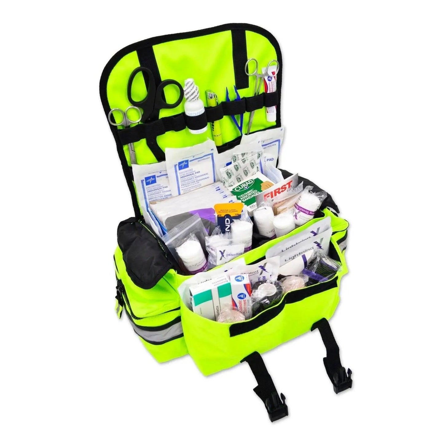 Lightning - X SMALL EMT Trauma Bag STOCKED w/Standard Fill Kit - Lightning X