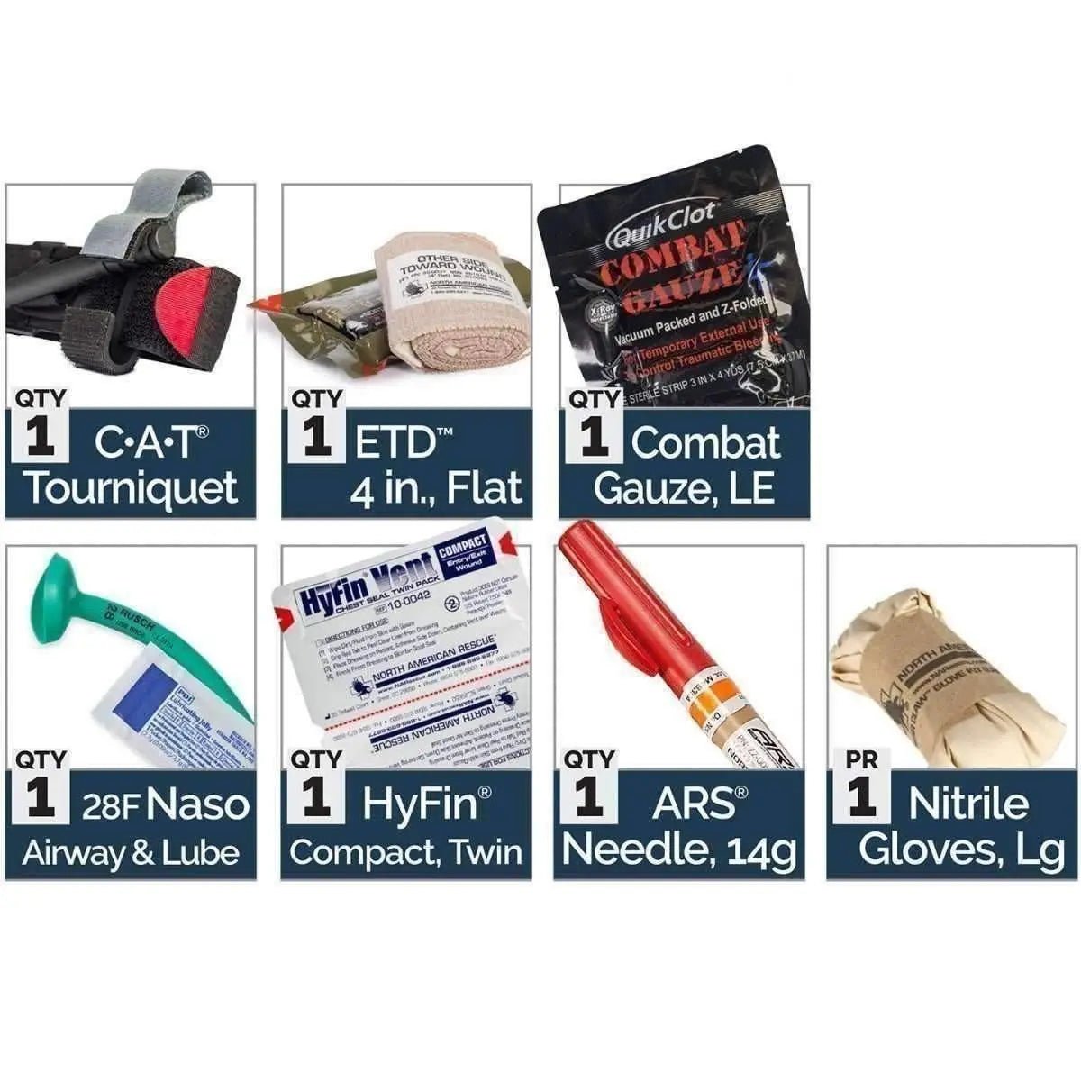 M - FAK Mini First Aid Kit for Law Enforcement - North American Rescue