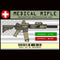 Medical Rifle Prescription ID patch - T - MED Services