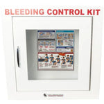 Metal Semi - Recessed Cabinet for Public Access Bleeding Control Packs - North American Rescue