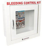 Metal Semi - Recessed Cabinet for Public Access Bleeding Control Packs - North American Rescue