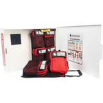 Public Access Bleeding Control Station - 8 - PACK Nylon Pouch - Low Profile Metal Station - North American Rescue