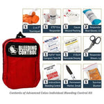 Public Access Bleeding Control Station - 8 - PACK Nylon Pouch - Low Profile Metal Station - North American Rescue