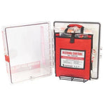 Public Access Bleeding Control Station - 8 - PACK VACUUM SEALED - Clear PolyCarbonate Cabinet - North American Rescue