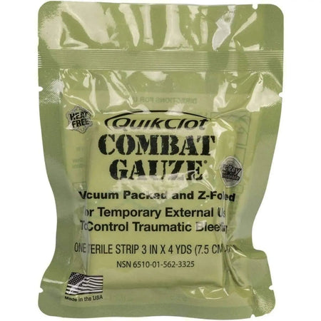 Quickclot Combat Gauze Hemostatic Dressing