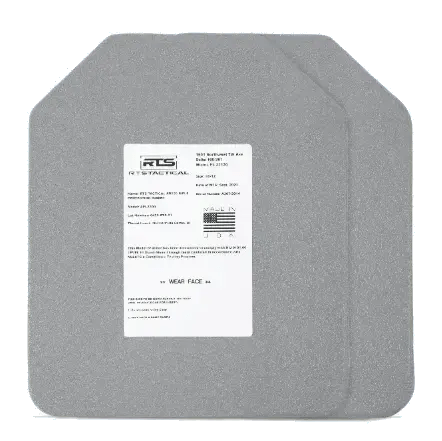 RTS Tactical NIJ 0101.06 AR500 Level III Inserts - 10X12 - RTS Tactical